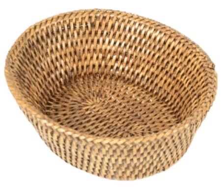 Cesto pão médio rattan 23*17*18H
