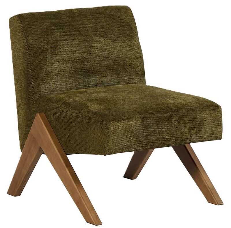 Cadeirão TOLGA 60*68*74H veludo verde