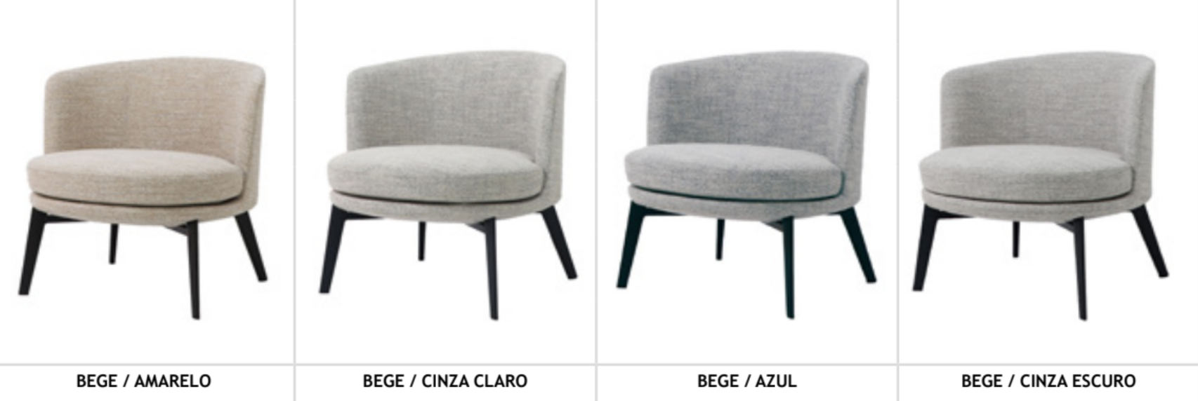 Cadeirão FLEURY A221bege/amarelo 70*74*H71