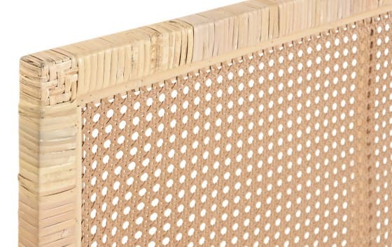 Cabeceira cama rattan 190*2,5*80H