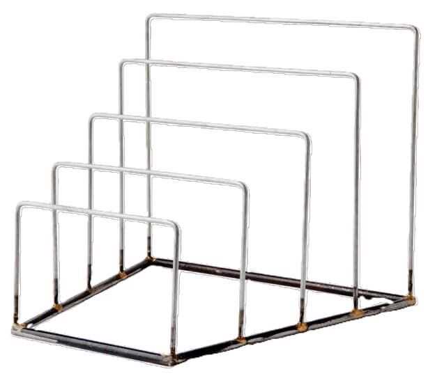 Suporte metal divisórias 22*22*H19cm