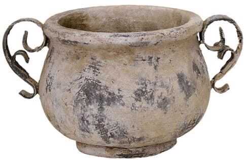 Vaso cerâmica 31*23*18H c/asas