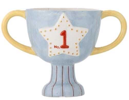 Vaso cerâmica 23*14*H16 troféu 2 asas