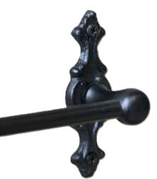 Toalheiro ferro 80*H10cm preto