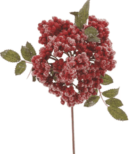 Ramo berries c neve 28cm