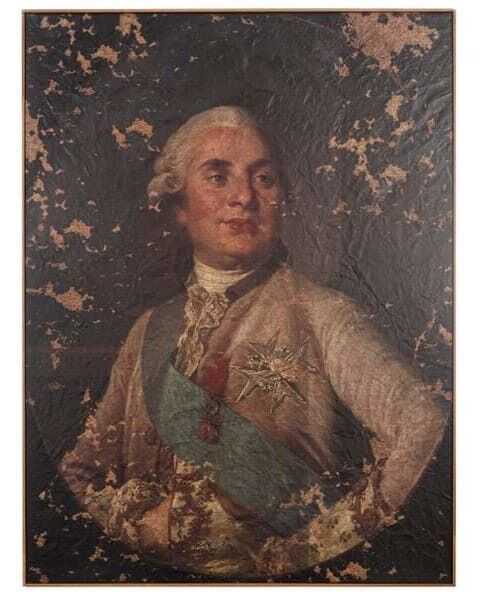 Quadro 81*3*61 fig masc nobre c moldura abeto