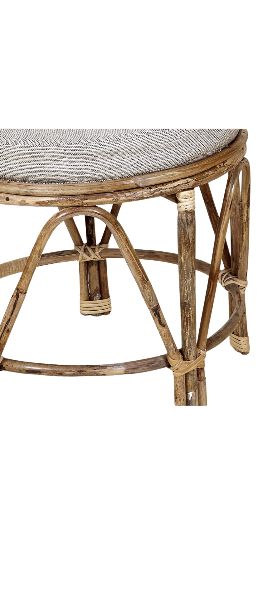 Cadeira bambú 50*46*75H almof colonial