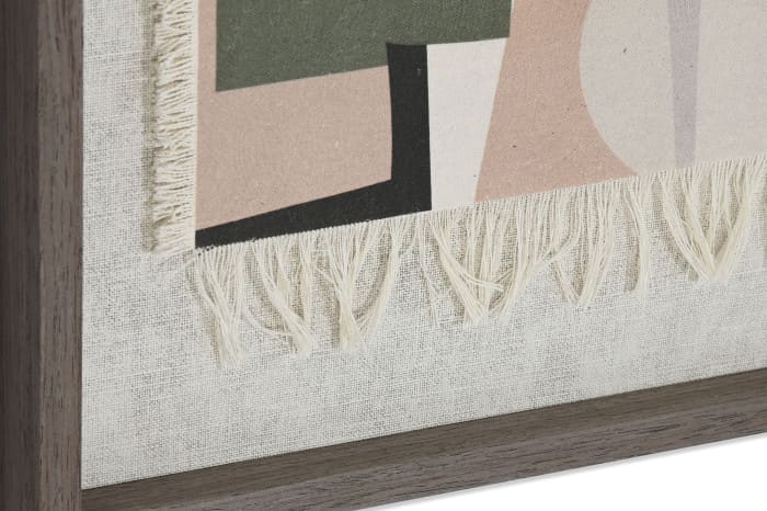 Quadro linho/PS 42*3*57 abstrato 3D multicor