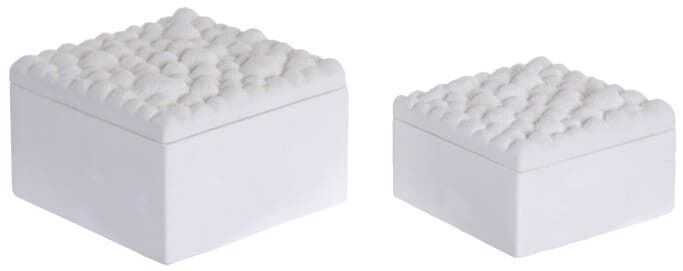Cx cimento 18*18*12cm branca