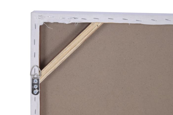 Quadro tela/papel maché 120*7*120H flor 3D