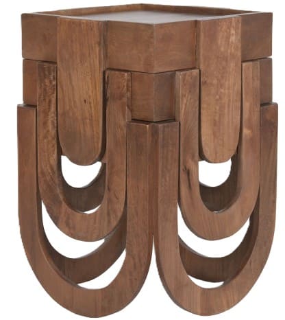 Mesa apoio 40*40*45H manga empilhável