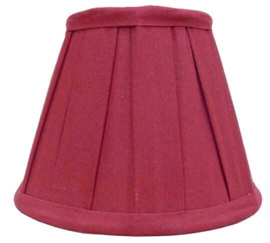 Abat-jour red 35*15,5*20 algodão vermelho