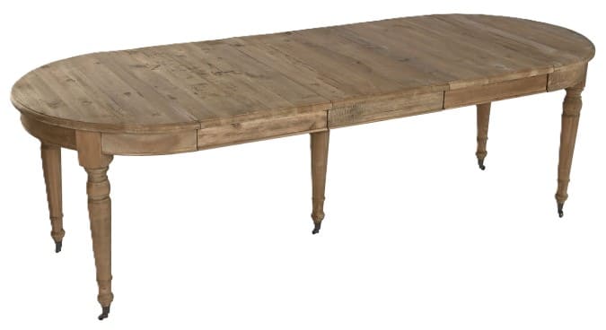 Mesa jantar 100*100/250*78H extensivel  abeto