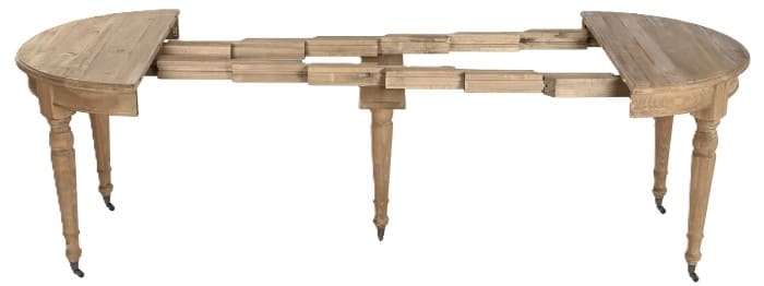 Mesa jantar 100*100/250*78H extensivel  abeto