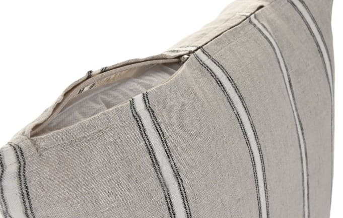 Almofada linho 50*50 riscas s/enchimt