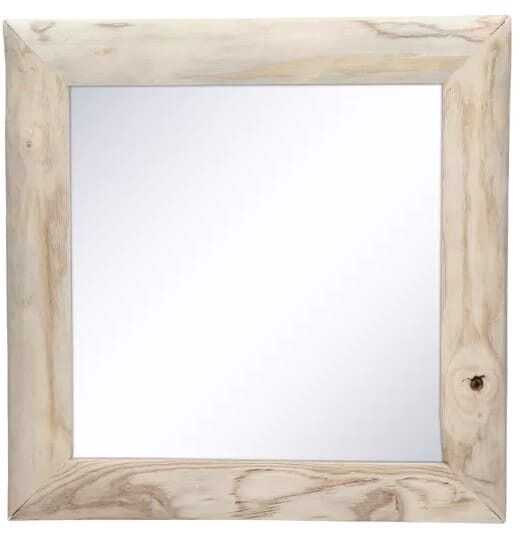Espelho quadr 60*60*2,5 paulownia natur