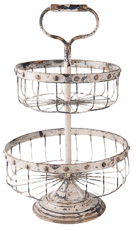 Prato metal c/2andares D30*50cm