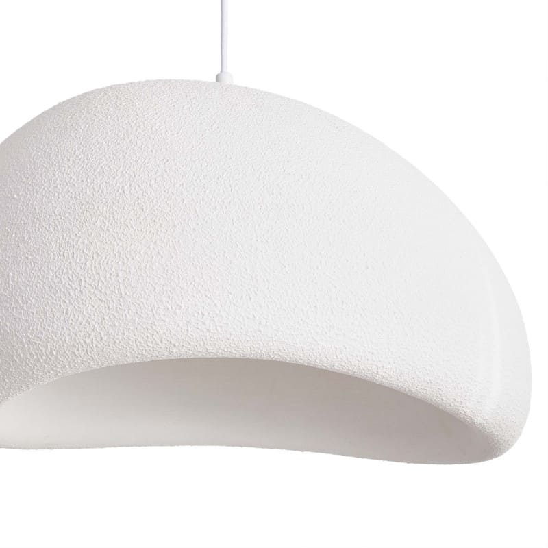 Cand teto LED suspenso D50*H180 resina branco