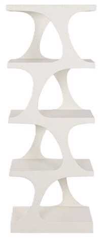 Estante aberta 60*34*160H MDF branco cru