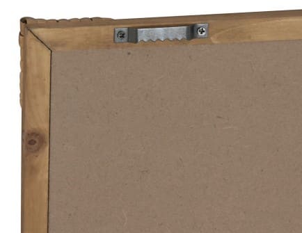 Quadro vidro/bambú 60*2,2*45H peixes