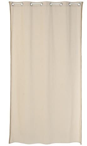 Cortina linho/ráfia 140*260 argolas