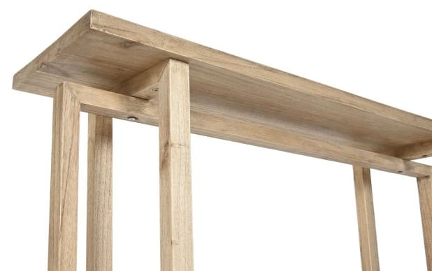 Consola 120*30*80H madeira mindi