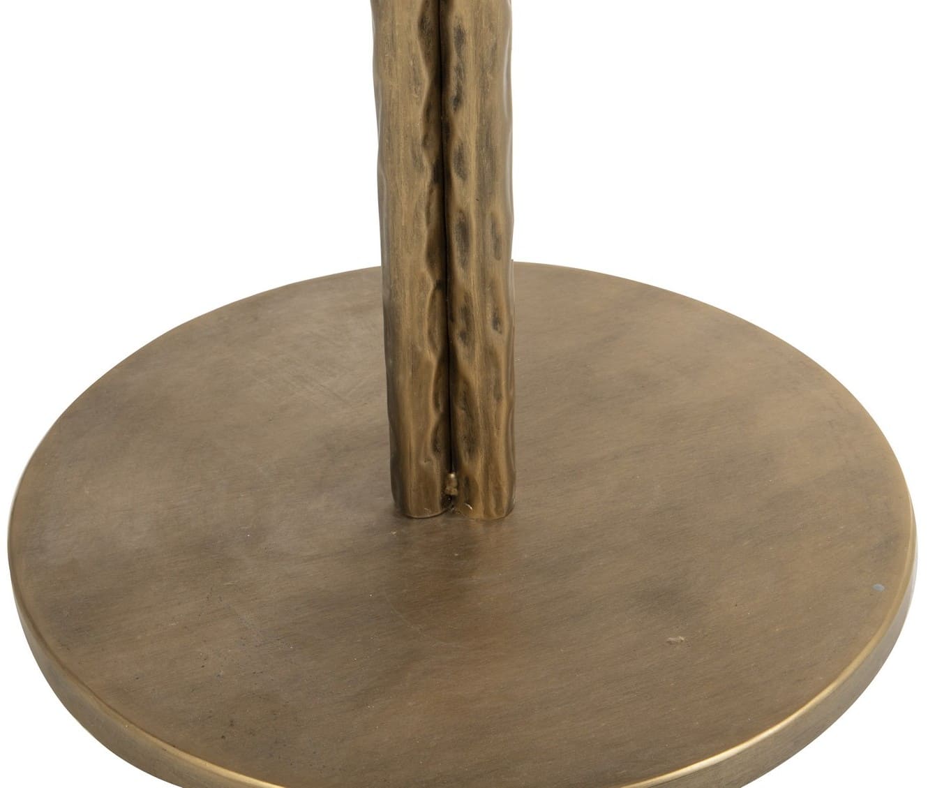 Mesa apoio D50*62H metal cast/mármore