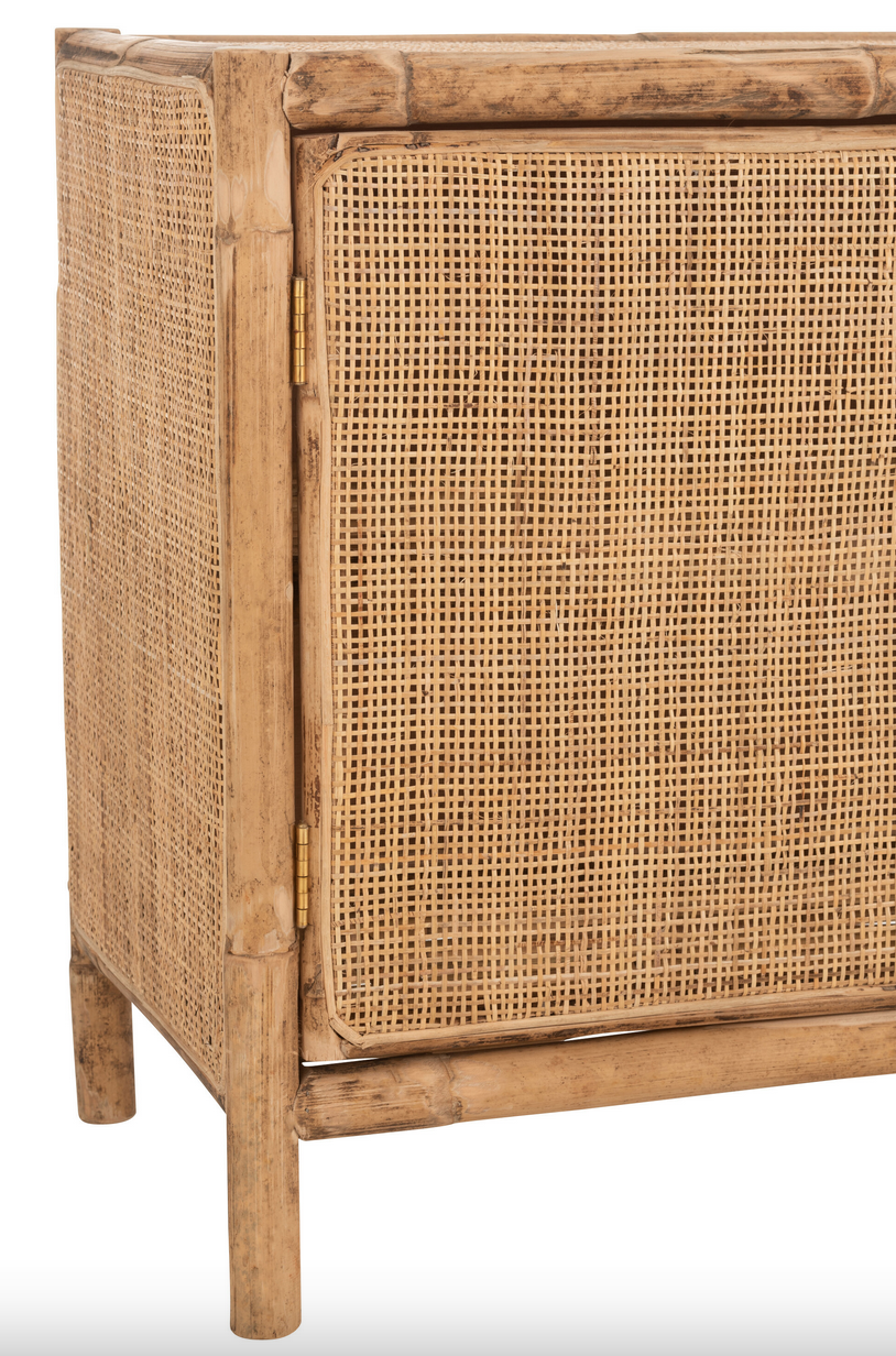 Armário 100*40*65H cana/rattan/bambúH