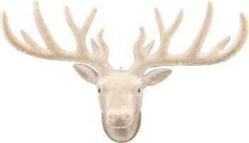 Cabeça rena 42*15*33 plástico cast claro