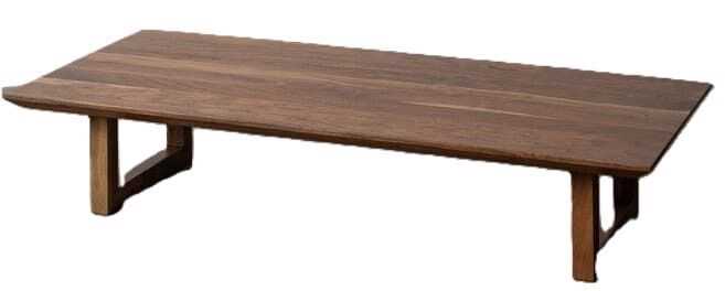 Mesa centro 150*70*30H acácia castanha