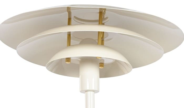 Cand pé 38*38*155H metal branco