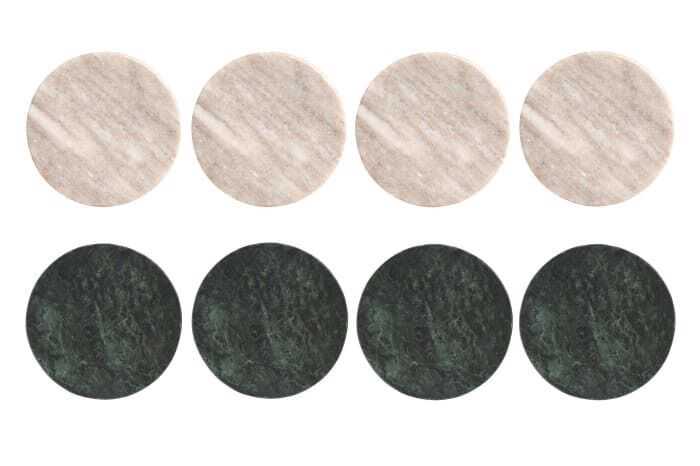 Cj 4 base copos mármore D10*5cm