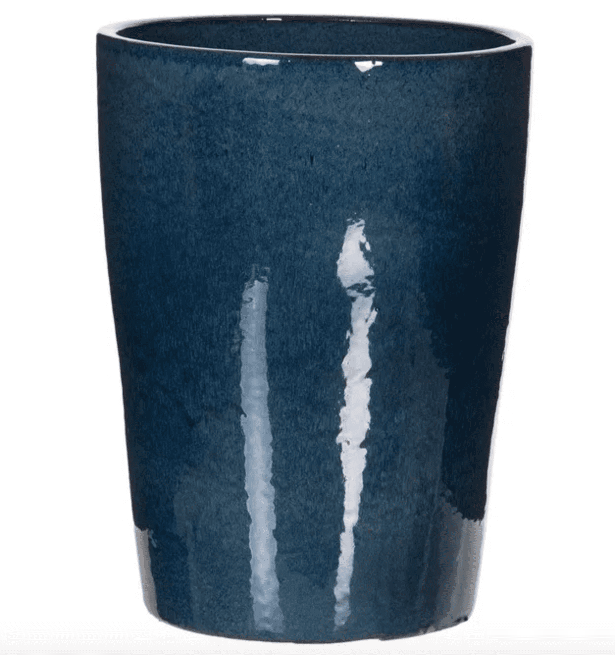 Jarrão 37*37*49  cerâmica azul